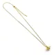 Harry Potter Necklace Golden Snitch Charm (Golden Tone)