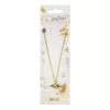 Harry Potter Necklace Golden Snitch Charm (Golden Tone)