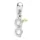 Harry Potter Charm Lightning Bolt with Glasses (silver plated)