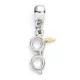 Harry Potter Charm Lightning Bolt with Glasses (silver plated)
