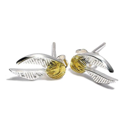 Harry Potter Fülbevaló Golden Snitch (silver plated)