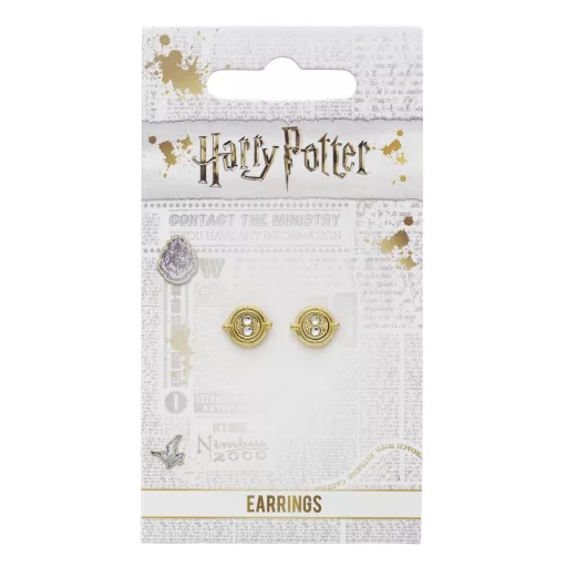 Harry Potter Fülbevaló Time Turner (gold plated)