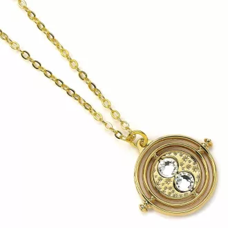   Harry Potter Pendant & Necklace Fixed Time Turner (gold plated)