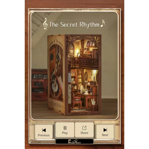Book Nook The Secret Rhythm 23 x 11 cm