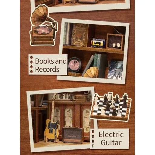 Book Nook The Secret Rhythm 23 x 11 cm