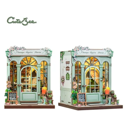 Miniature House Model Kit Champs-Élysées Florist 18 x 16 cm