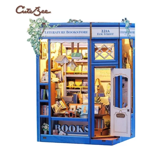 Book Nook Literature Bookstore 17 x 12 cm