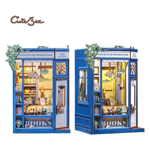 Book Nook Literature Bookstore 17 x 12 cm