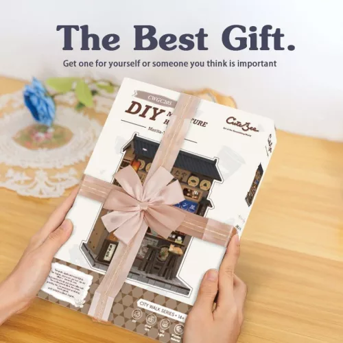 Miniature House Model Kit Morita-Ya 21 x 16 cm