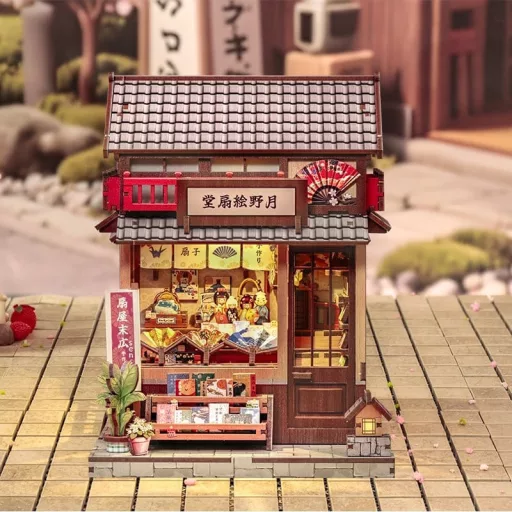 Miniature House Model Kit Tsukino Eogi-dou 19 x 14 cm