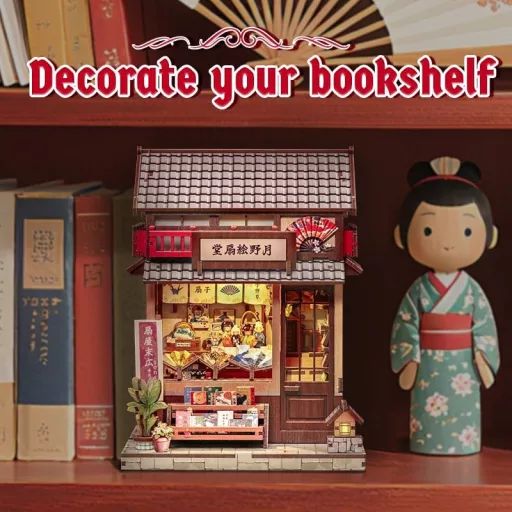 Miniature House Model Kit Tsukino Eogi-dou 19 x 14 cm