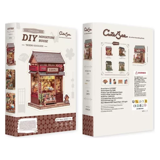 Miniature House Model Kit Tsukino Eogi-dou 19 x 14 cm