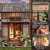 Miniature House Model Kit Kirishima Cha-an 19 x 14 cm