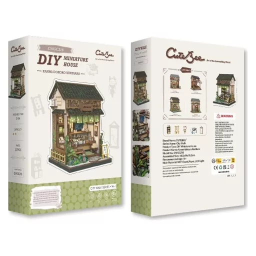 Miniature House Model Kit Kanmi-dokoro Kurihara 19 x 15 cm