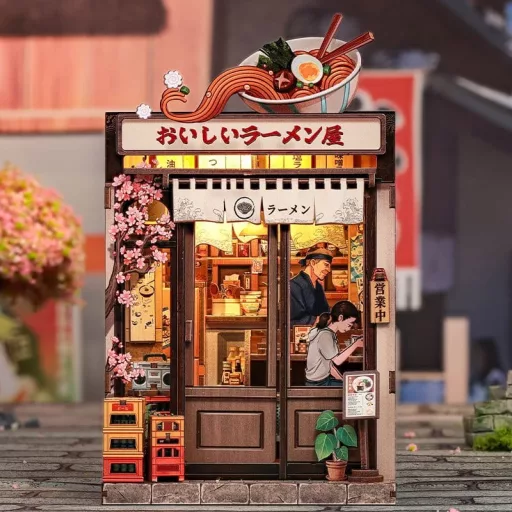 Miniature House Model Kit Oishii Kyoto 22 x 13 cm