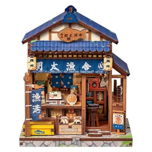 Miniature House Model Kit Fukuoka Mentaiko Kitchen 11 x 9 cm