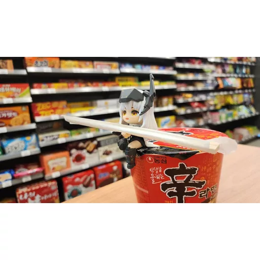 Goddess of Victory: Nikke Cup Noodle Holder PVC Statue Snow White 10 cm