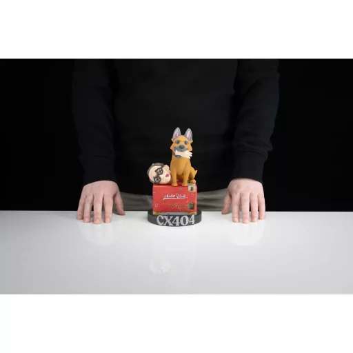 Fallout Vinyl Figura CX404 & Wilzig (Head) Stylized 20 cm