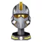 Helldivers 2 Replika Sisak 1/4 Hero of the Federation Helmet 11 cm