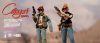 Death Gas Station Series Action Figures Canyon Sisters: Mrs. T & Ms. L 15 cm