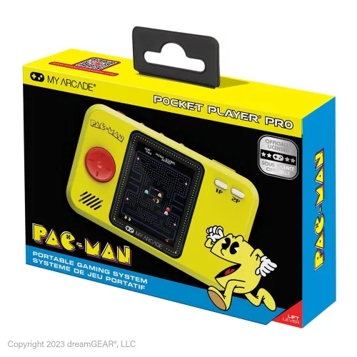 Pac-Man Portable Gaming System Pocket Player Pro