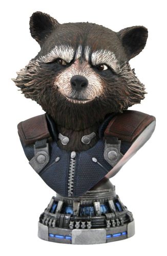 Avengers: Endgame Legends in 3D Mellszobor 1/2 Rocket Raccoon 20 cm