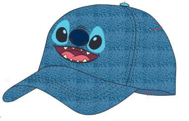 Lilo & Stitch Curved Bill Cap Stitch's Face