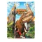 Jurassic Park WoodArts 3D Wooden Wall Art Rex Attack 30 x 40 cm