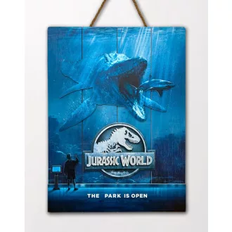   Jurassic World WoodArts 3D Wooden Wall Art Mossasaurus 30 x 40 cm