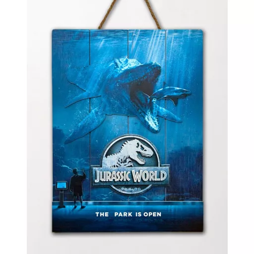 Jurassic World WoodArts 3D Wooden Wall Art Mossasaurus 30 x 40 cm