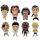 Baki Hanma 16d Collectible Figure Collection PVC Figurák 8-Pack Baki Hanma 6 cm