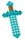 Minecraft Plastic Replica Diamond Sword 51 cm