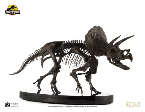 Jurassic World ECC Elite Creature Line Statue 1/12 Triceratops Fossil Skeleton Bronze 33 cm