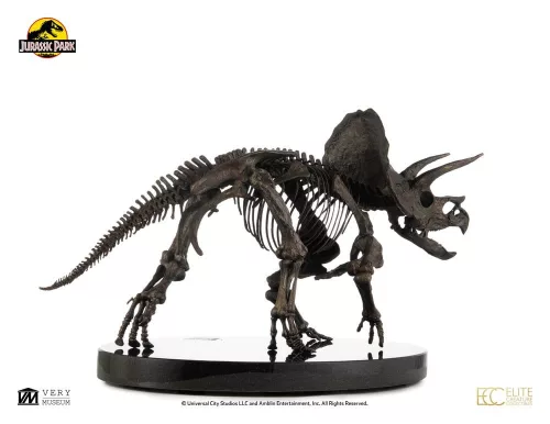 Jurassic World ECC Elite Creature Line Statue 1/12 Triceratops Fossil Skeleton Bronze 33 cm