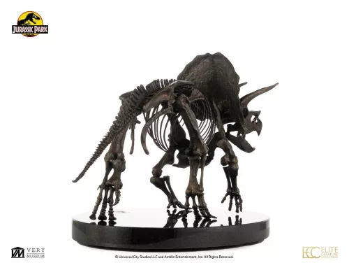 Jurassic World ECC Elite Creature Line Statue 1/12 Triceratops Fossil Skeleton Bronze 33 cm