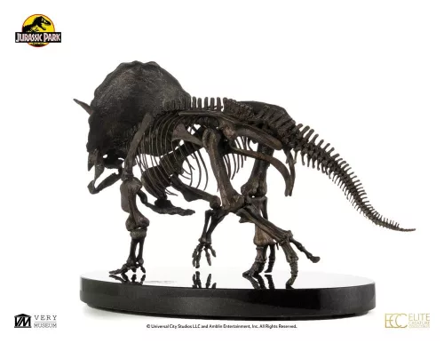 Jurassic World ECC Elite Creature Line Statue 1/12 Triceratops Fossil Skeleton Bronze 33 cm