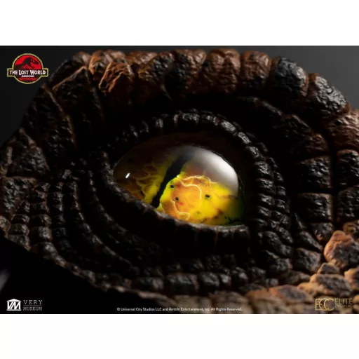 The Lost World: Jurassic Park Replica Bust Male Velociraptor Eye Prop 23 cm