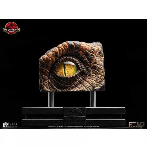 The Lost World: Jurassic Park Replica Bust Male Velociraptor Eye Prop 23 cm