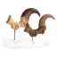 Jurassic Park ECC Elite Creature Line Statue Velociraptor Foot Claw and Fossil Claw Set 20 cm