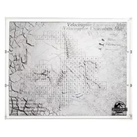 Jurassic Park III Excavation Map Velociraptor 27 cm