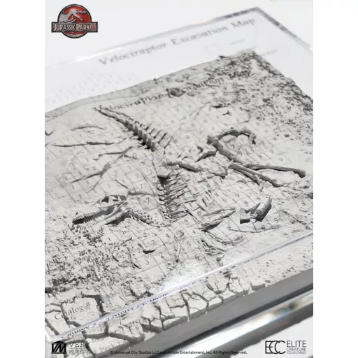 Jurassic Park III Excavation Map Velociraptor 27 cm