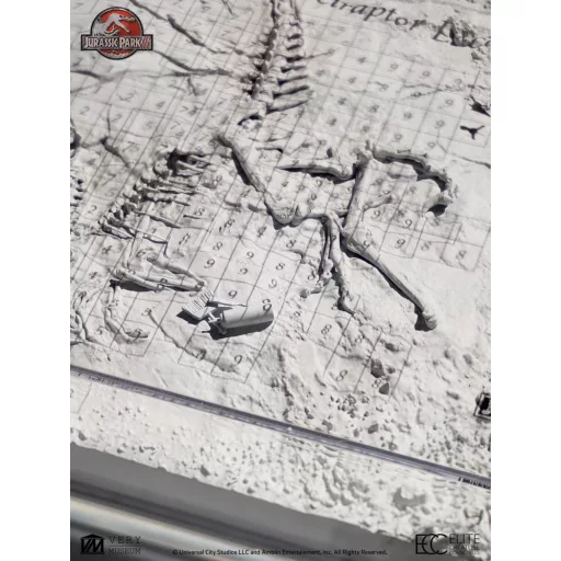 Jurassic Park III Excavation Map Velociraptor 27 cm