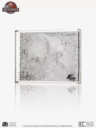 Jurassic Park III Excavation Map Velociraptor 27 cm