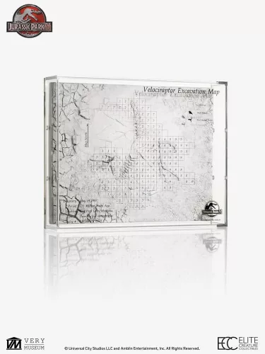 Jurassic Park III Excavation Map Velociraptor 27 cm