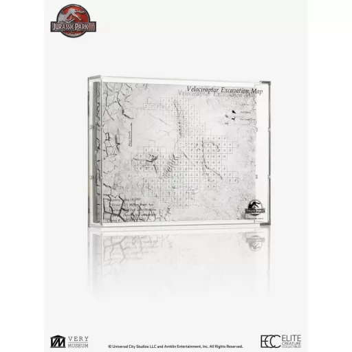 Jurassic Park III Excavation Map Velociraptor 27 cm