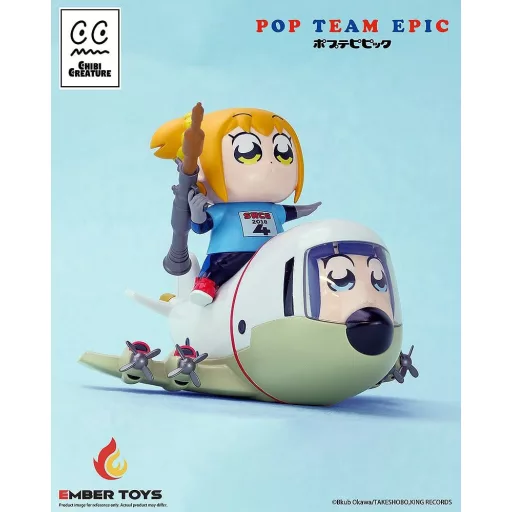 Pop Team Epic Chibi Creature Vinyl Figures 2-Pack POPUKO & PIPIMI: Skeleton Competition Ver.