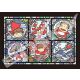 Ponyo Jigsaw Puzzle Stained Glass Ponyos everywhere (208 pieces)