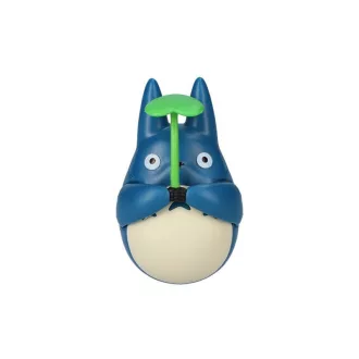   My Neighbor Totoro Round Bottomed Figurine Mid Totoro with leaf 6 cm