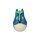 My Neighbor Totoro Round Bottomed Figurine Mid Totoro with leaf 6 cm