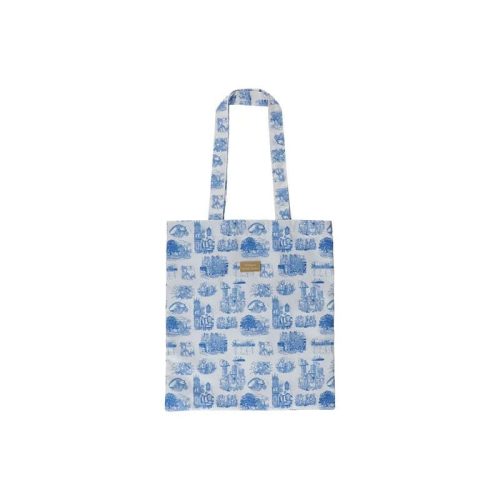 Whisper of the Heart Tote Bag Blue Nostalgia